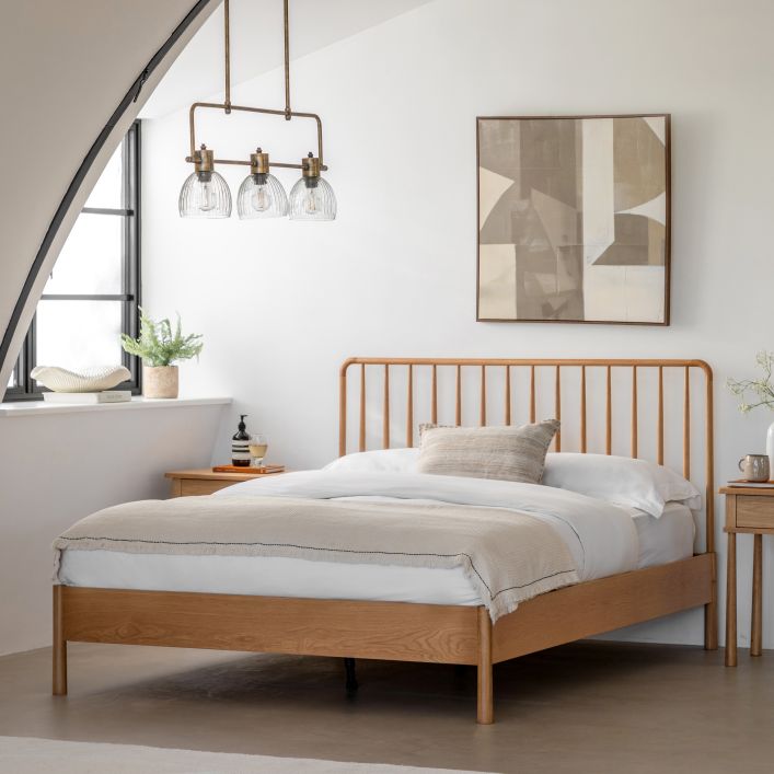 Ghedi Esla Spindle Bed Double — SantoLusso®