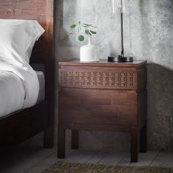 Ghedi Montone Retreat Bedside 2 Drawer Chest — SantoLusso®