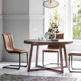 Ghedi Montone Retreat Round Dining Table — SantoLusso®