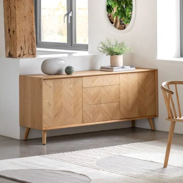 Ghedi Tormes 2Dr/3Drwr Sideboard — SantoLusso®