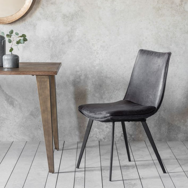 Ghedi Ambriti Chair Grey (2pk) — SantoLusso®