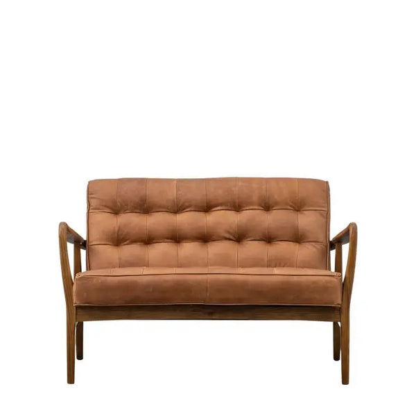 Ghedi Vasenda 2 Seater Sofa Vintage Brown Leather — SantoLusso®