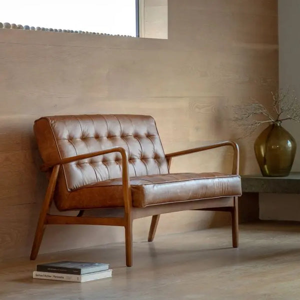 Ghedi Vasenda 2 Seater Sofa Vintage Brown Leather — SantoLusso®