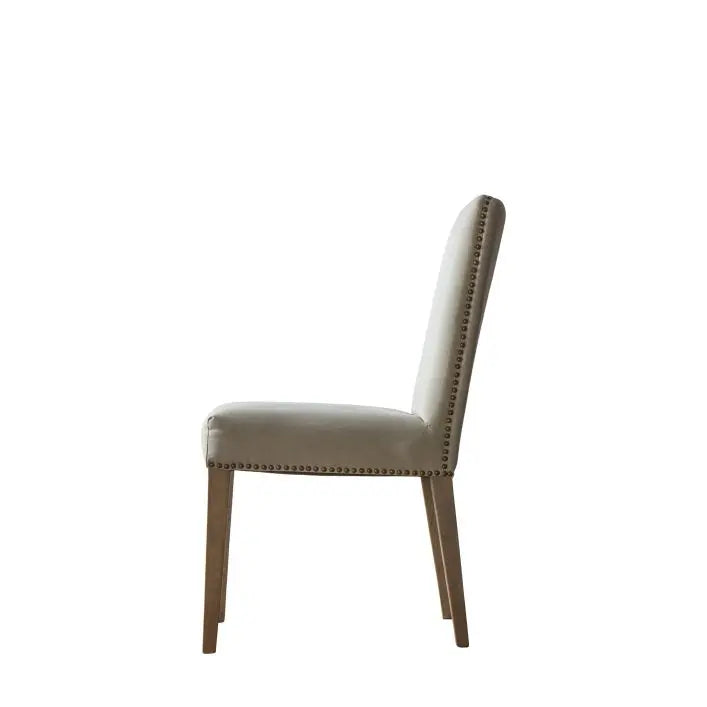 Ghedi Roberta Dining Chair Cement Linen (2pk) — SantoLusso®