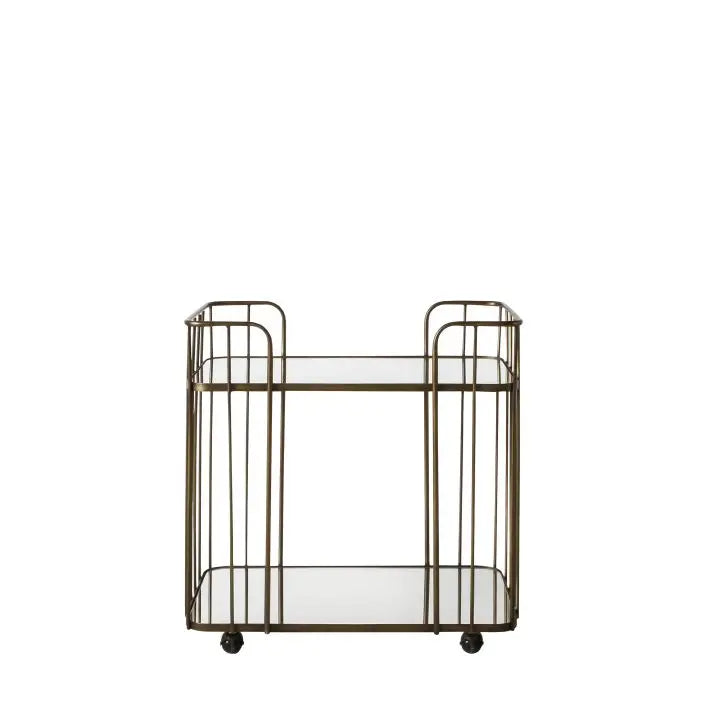 Ghedi Irpino Drinks Trolley Bronze — SantoLusso®
