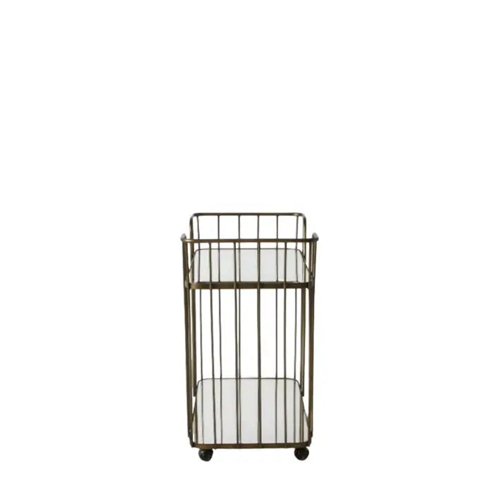 Ghedi Irpino Drinks Trolley Bronze — SantoLusso®