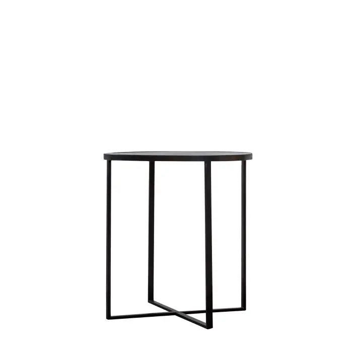 Ghedi Terancio Side Table Black — SantoLusso®