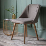 Ghedi Ellotti Dining Chair Slate Grey (2pk) — SantoLusso®