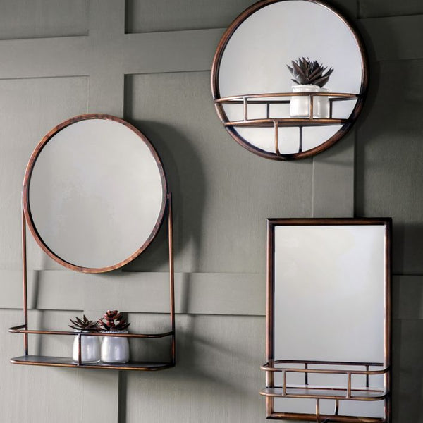 Ghedi Marino Mirror Rectangle Black — SantoLusso®