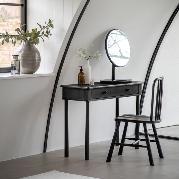 Ghedi Esla Dressing Table Black — SantoLusso®