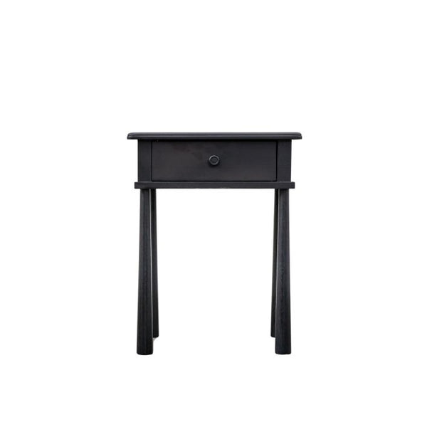 Ghedi Esla 1 Drawer Bedside Black — SantoLusso®
