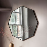 Ghedi Mertanna Octagon Mirror Black — SantoLusso®