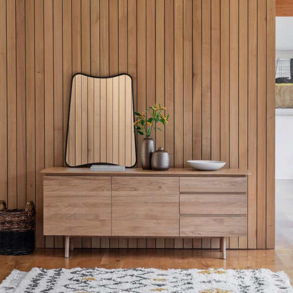 Ghedi Cabrera 2 Door 3 Drawer Sideboard Oak — SantoLusso®