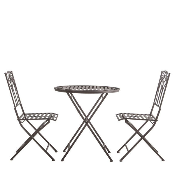Ghedi Vito Outdoor Bistro Set Ember — SantoLusso®