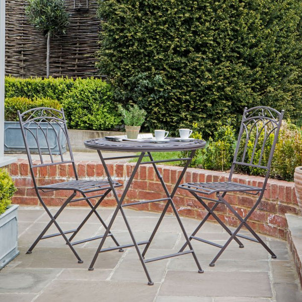 Ghedi Vito Outdoor Bistro Set Ember — SantoLusso®