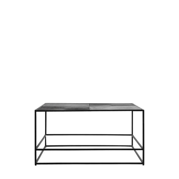 Ghedi Gallerta Coffee Table Antique Silver — SantoLusso®