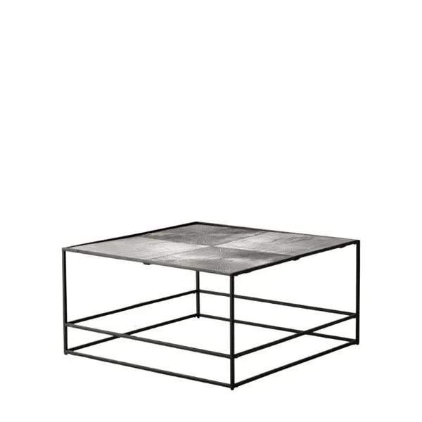 Ghedi Gallerta Coffee Table Antique Silver — SantoLusso®