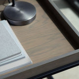 Ghedi Lemina Tray Side Table Grey — SantoLusso®