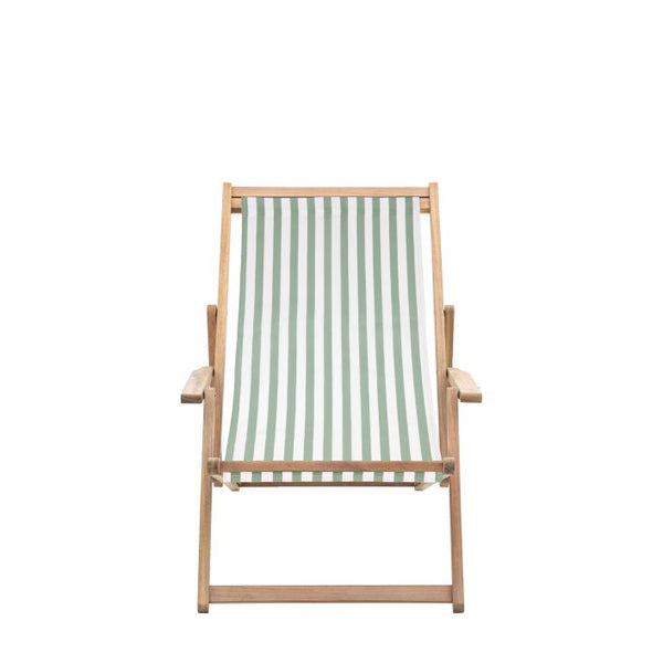 Ghedi Ippazio Deck Chair Verde Stripe — SantoLusso®