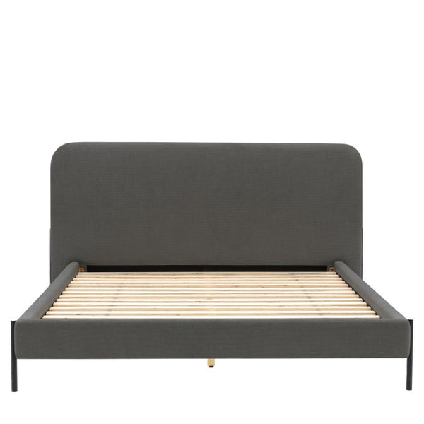 Ghedi Volante King Bedstead Warm Grey — SantoLusso®