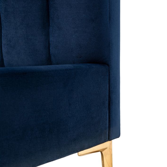 Ghedi Guinillo King Bedstead Indigo — SantoLusso®