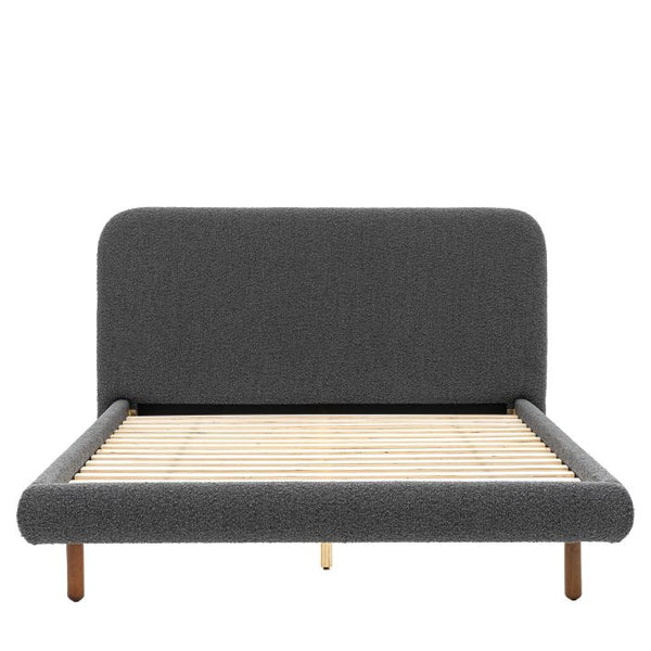 Ghedi Illora Double Bedstead Charcoal — SantoLusso®