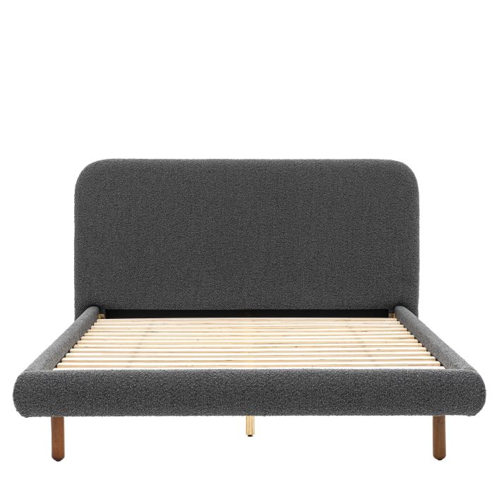 Ghedi Illora Double Bedstead Charcoal — SantoLusso®