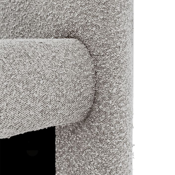Ghedi Illora King Bedstead Stone Grey — SantoLusso®