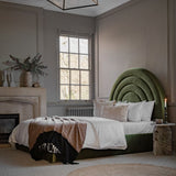 Ghedi Althea King Bedstead Olive — SantoLusso®