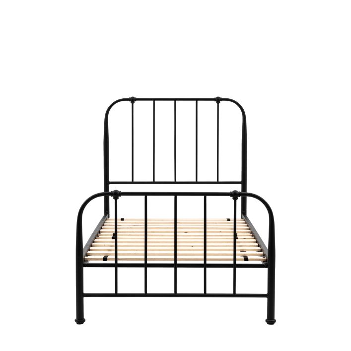 Ghedi Sandro Single Bedstead Black — SantoLusso®
