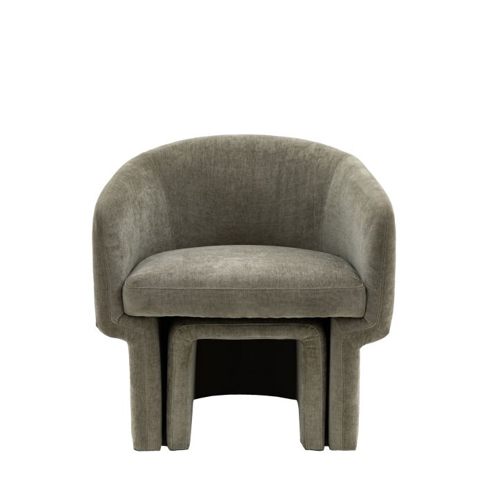Ghedi Micah Armchair Sage Grey — SantoLusso®