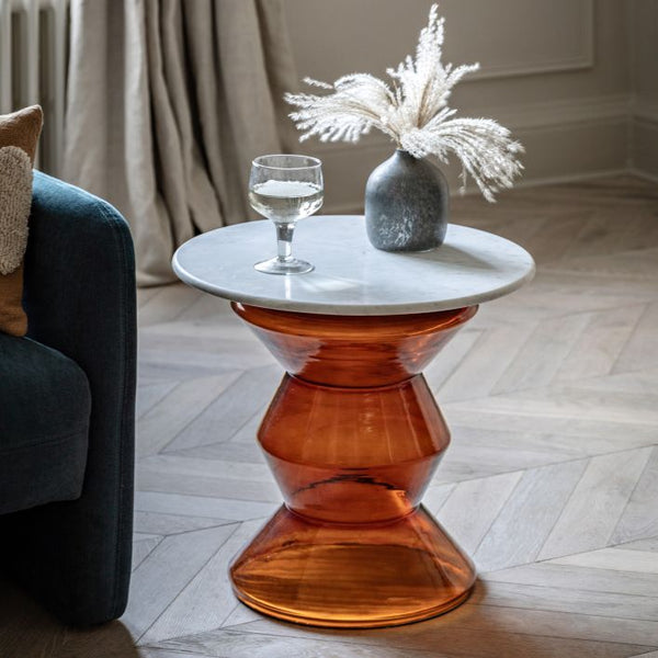 Ghedi Mappi Side Table Orange — SantoLusso®