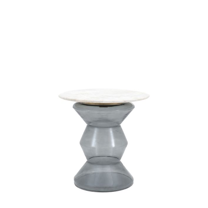 Ghedi Mappi Side Table Smoke — SantoLusso®