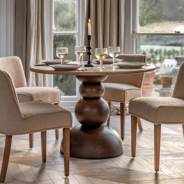 Ghedi Ionnova Round Dining Table — SantoLusso®