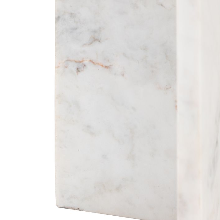 Ghedi Oresto Side Table White — SantoLusso®