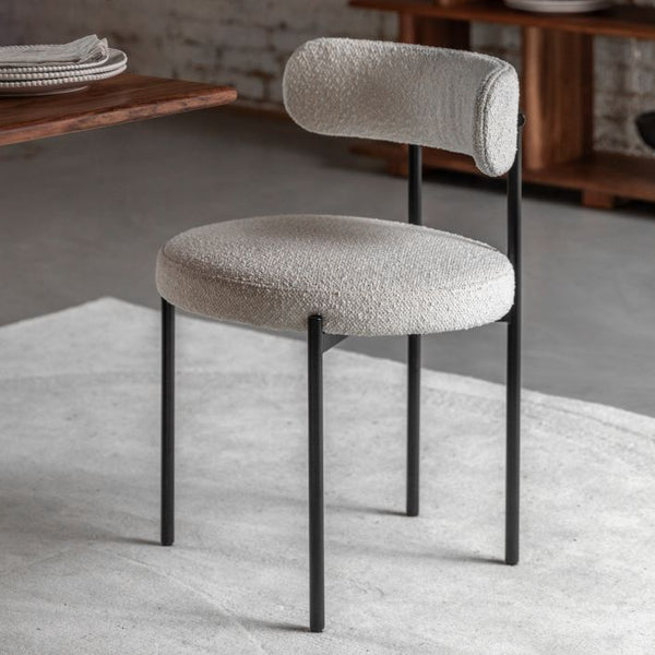 Ghedi Abram Dining Chair Vanilla 2pk — SantoLusso®