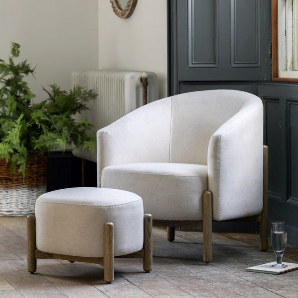 Ghedi Annatto Armchair Natural — SantoLusso®