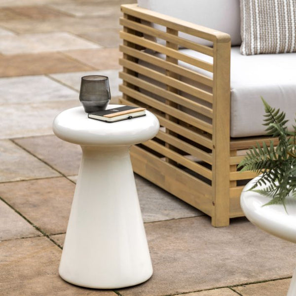 Ghedi Faello Side Table Cream — SantoLusso®