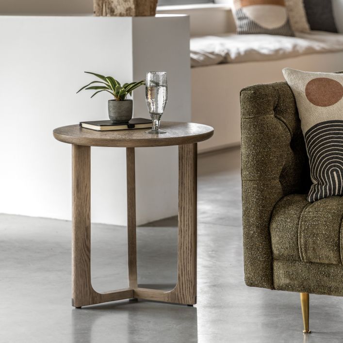 Ghedi Gianno Side Table Smoked — SantoLusso®