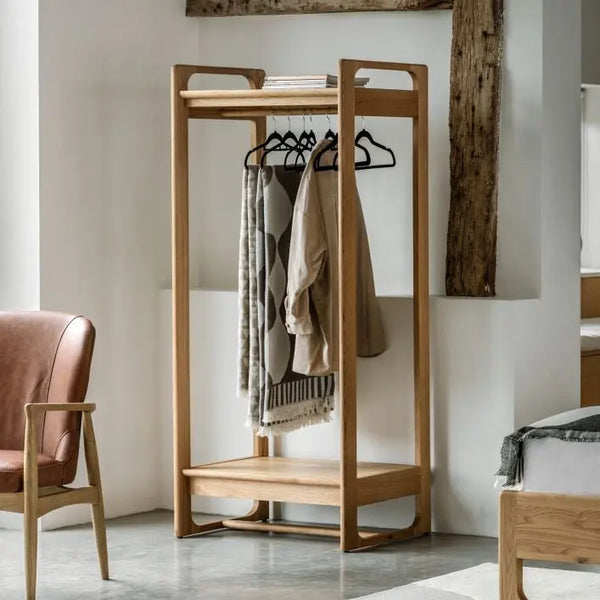 Ghedi Gianno Open Wardrobe Natural — SantoLusso®