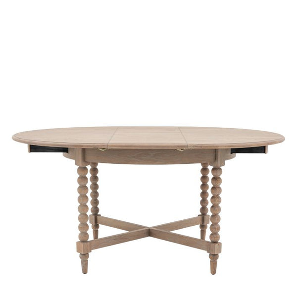 Ghedi Jacob Round Ext Dining Table — SantoLusso®