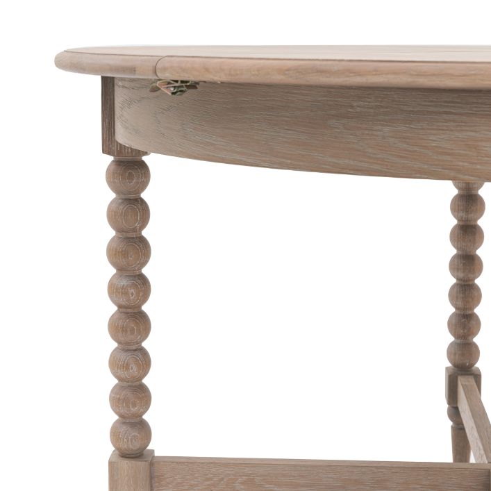 Ghedi Jacob Round Ext Dining Table — SantoLusso®