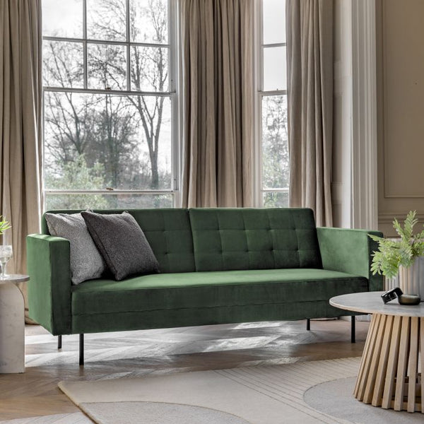 Ghedi Marti Sofa Bed Bottle Green — SantoLusso®