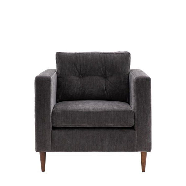 Ghedi Lorna Armchair Charcoal — SantoLusso®