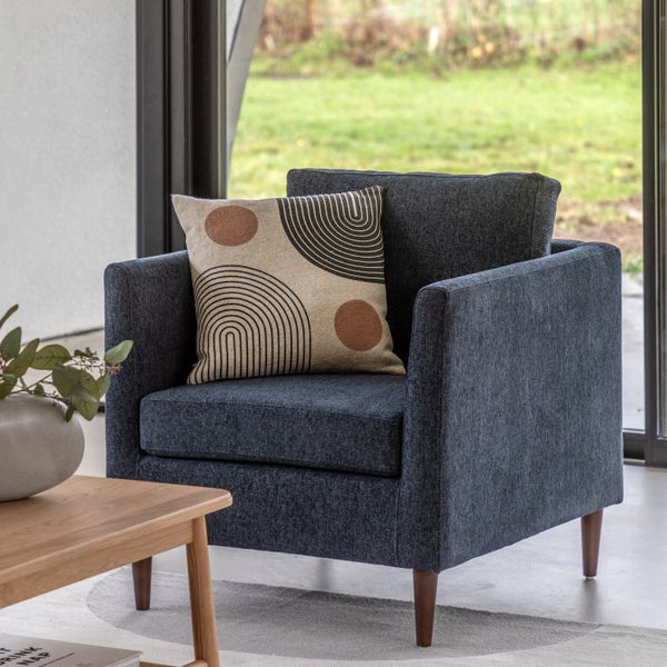 Ghedi Nelanno Armchair Charcoal — SantoLusso®