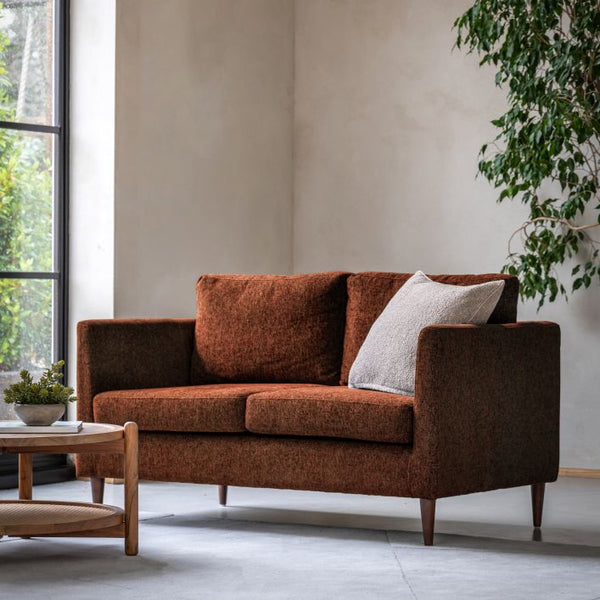 Ghedi Nelanno Sofa 2 Seater Rust — SantoLusso®