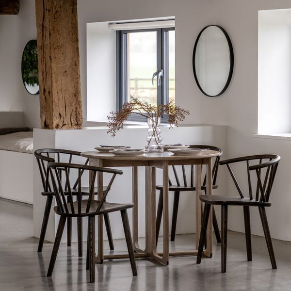 Ghedi Gianno Folding Dining Table Smoked — SantoLusso®