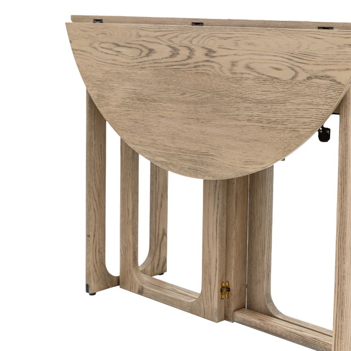 Ghedi Gianno Folding Dining Table Smoked — SantoLusso®