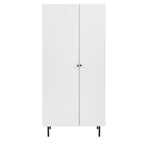 Ghedi Nicolanna 2 Door Wardrobe White — SantoLusso®