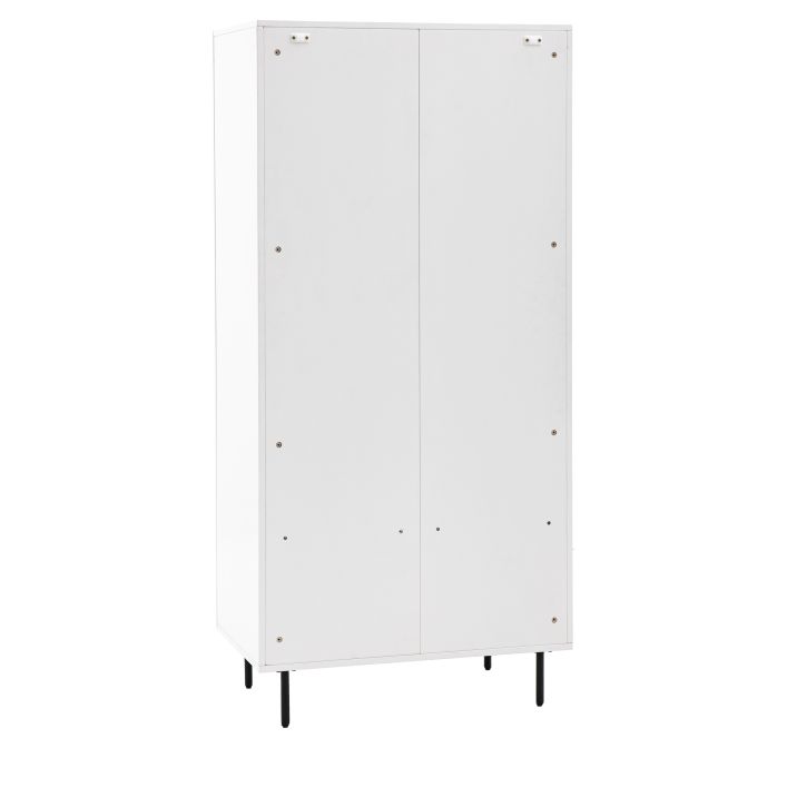 Ghedi Nicolanna 2 Door Wardrobe White — SantoLusso®